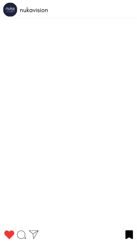 Nuka Vision sosyal medya tasarım, UGC ve içerik üretimi Instagram gönderi örneği. Nuka Vision ile markanız için dikkat çekici ve dönüşüm odaklı sosyal medya tasarımları.